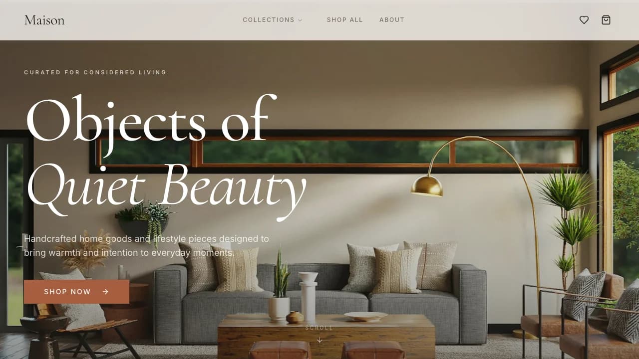 Screenshot of Maison