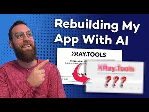 I rebuilt my app with AI. Here's what I learned.